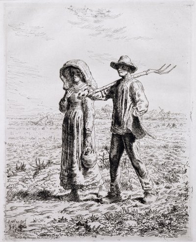 Départ pour le travail, 1863 - Jean Francois Millet